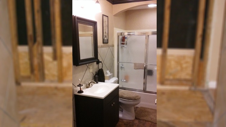 Bathroom remodeled and finished