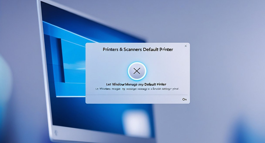my default printer keeps changing so how to stop windows from managing your printer