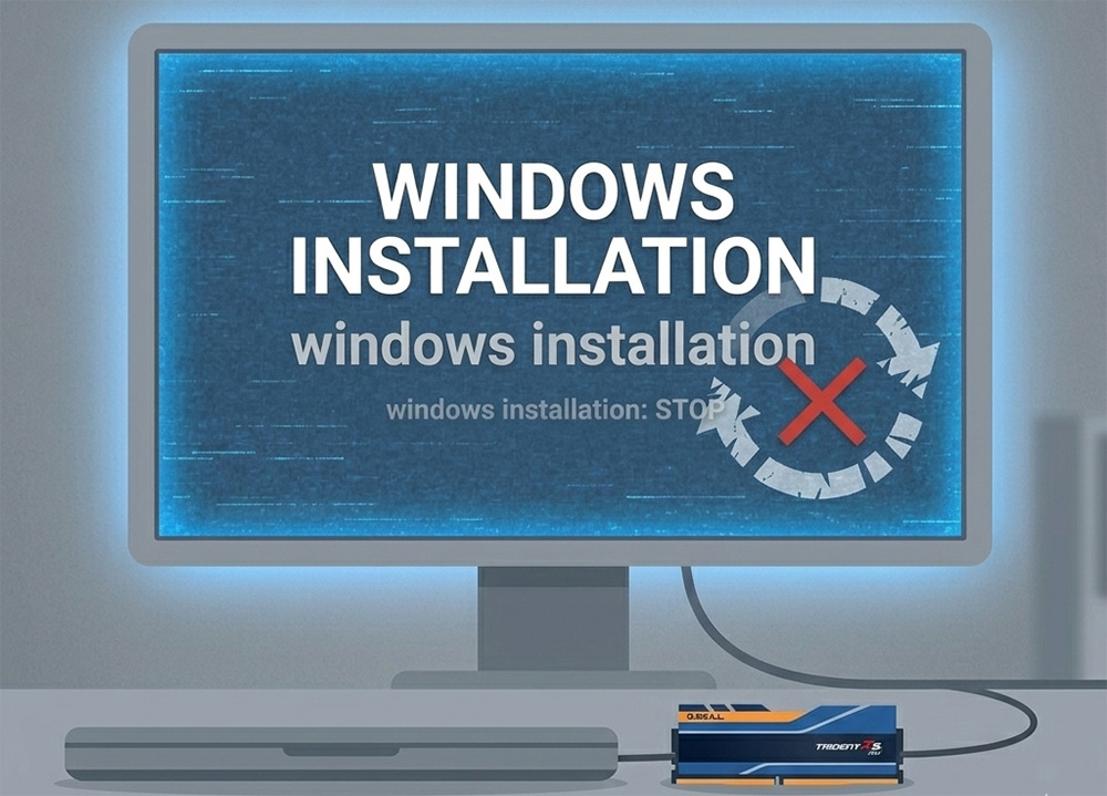 I can't figure out why windows install keeps restarting