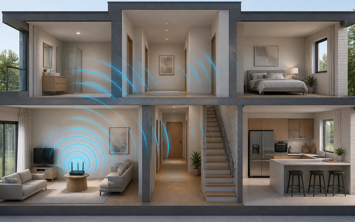 Wifi signal weakening through walls causing wifi keeps disconnecting