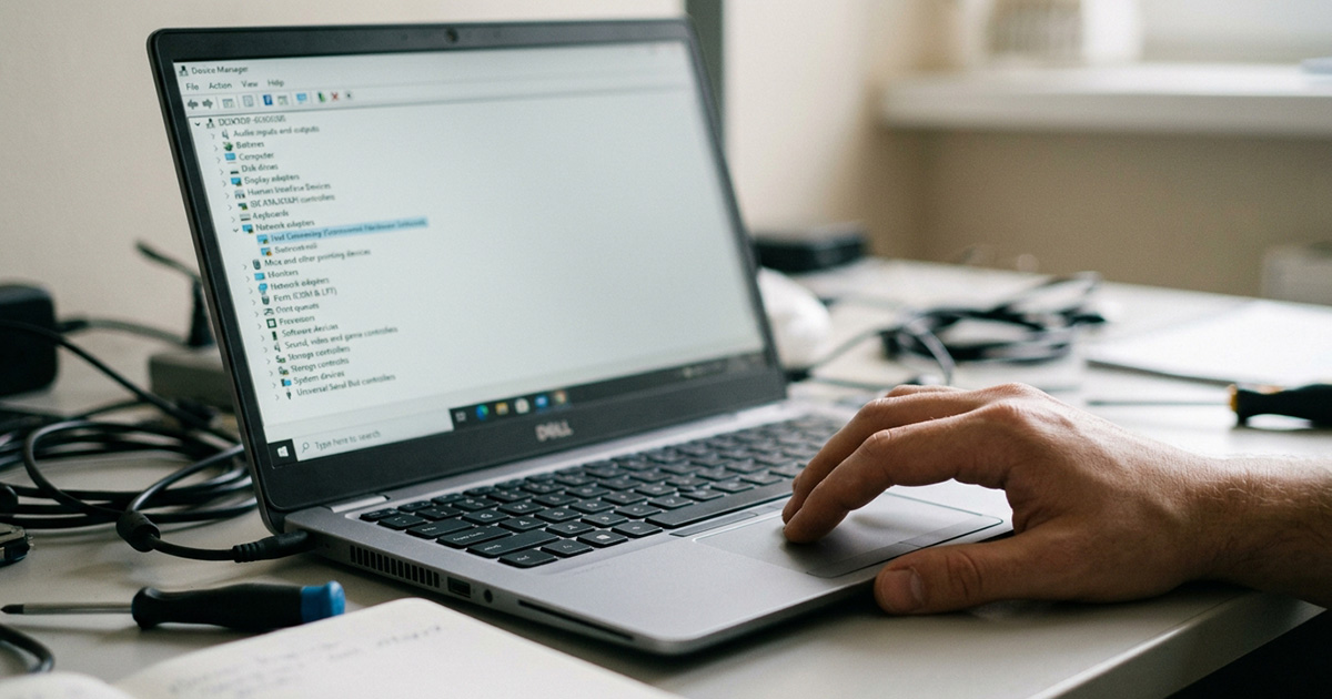 Using Device Manager when your computer doesn't recognize a USB device.